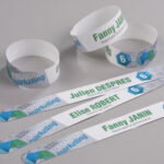 Braccialetti identificativi stampabili - 5 fogli - 10 et/fg - A4 - PE - bianco - Avery - immagine 3
