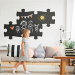 Lavagne da parete XXL Puzzle - 40 x 29,6 cm - Securit - immagine 2
