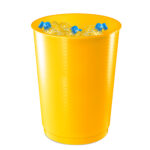 Cestino raccolta differenziata - 40 L - giallo/blu/nero - Cep - set 3 pezzi - immagine 3