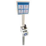 Piantana da terra porta dispenser da 500ml - max Ø 80mm - Metalplus - immagine 2