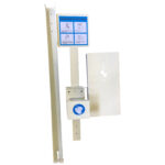 Piantana da terra porta dispenser da 500ml - max Ø 80mm - Metalplus - immagine 3