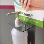 Piantana da terra - con supporto - per dispenser regolabile - 140 cm - CWR - immagine 2
