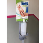 Piantana da terra - con supporto - per dispenser regolabile - 140 cm - CWR - immagine 3