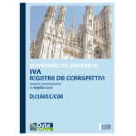 Blocco registro corrispettivi - 12/12 copie autoric. - 29,7 x 21,5 cm - DU168512C00 - Data Ufficio - immagine 2