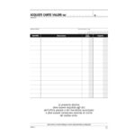 Blocco distinta acquisto carte valori - 50/50 copie autoricalcanti - 21,5 x 14,8 cm -DU1649C0000 - Data Ufficio - immagine 2