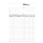 Blocco proposto commissione - 50/50 copia autoricopiante - 29,7 x 21,5 cm - DU16721C000 - Data Ufficio - immagine 2