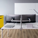 Braccio portamonitor PRO estensibile - 5085-23 - per 2 monitor - Durable - immagine 4