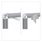 Lavagna Premium Plus - in sughero - 90x120 cm - Nobo - immagine 2