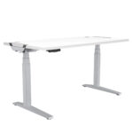 Piano di lavoro per scrivania Cambio - 140 x 80 x 2,5 cm - bianco - Fellowes - immagine 2