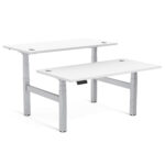 Piano di lavoro per scrivania Cambio - 140 x 80 x 2,5 cm - bianco - Fellowes - immagine 5