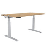 Piano di lavoro per scrivania Cambio - 180 x 80 x 2,5 cm - acero - Fellowes - immagine 2