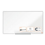 Lavagna bianca magnetica Impression Pro Widescreen - 50 x 89 cm - 40" - Nobo - immagine 4
