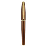 Penna stilografica Aldo Domani - punta M - fusto tabacco - Monteverde - immagine 3