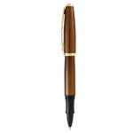 Penna roller Aldo Domani - punta M - fusto tabacco - Monteverde - immagine 2