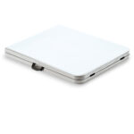 Tavolo Horeca - pieghevole - 74 x 76 x 183 cm - acciaio/HDPE - bianco - Garden Friend - immagine 2