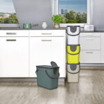 Pattumiera Albula - 25 L - cappuccino - Rotho - immagine 2