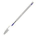 Penna sfera Cristal Re'New - con cappuccio - 1 mm - blu - Bic - immagine 2