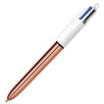 Penna a sfera scatto multifunzione 4 Colours Rose - 1,0 mm - Bic - conf. 12 pezzi - immagine 2