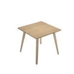 Scrivania Woody - 80 x 80 x H 74,4 cm - rovere - immagine 2