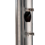 Posacenere murale Birkin - acciaio inox satinato - Medial - immagine 2