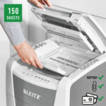 Distruggidocumenti Autofeed 150 P4 IQ - a frammenti - Leitz - immagine 3
