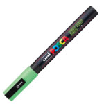Marcatore Uni Posca PC3M - punta fine 0,9 - 1,3 mm - verde chiaro - Uni Mitsubishi - immagine 2