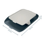 Vaschetta portacorrispondenza - con vassoio organizer Cosy - grigio - Leitz - immagine 2