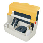 Cassetta portaoggetti Cosy - con maniglia - giallo - Leitz - immagine 2