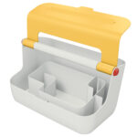 Cassetta portaoggetti Cosy - con maniglia - giallo - Leitz - immagine 3