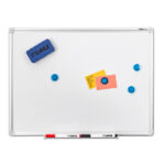 Lavagna bianca Basic - magnetica - 100 x 200 cm - Dahle - immagine 3