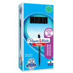 Penna a sfera con cappuccio Replay - cancellabile - punta 1 mm - nero - Papermate - immagine 2