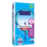 Penna a sfera con cappuccio Replay - cancellabile - punta 1 mm - blu - Papermate - immagine 2