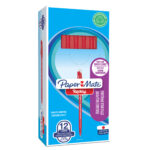 Penna a sfera con cappuccio Replay - cancellabile - punta 1 mm - rosso - Papermate - immagine 2