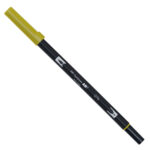 Pennarello Dual Brush N076 - green ochre - Tombow - immagine 2