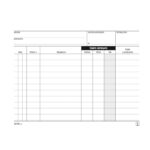 Blocco rapporto lavori - 50/2 copie autoricalcanti - DU1679C0000 - Data Ufficio - immagine 2