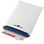 Busta a sacco - in cartone - chiusura autoadesiva - 310 x 445 x 30 mm - bianco - Colompac - immagine 2
