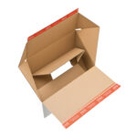 Scatola e-commerce - per spedizioni - 30,6 x 18,6 x 12,7 cm - cartone - bianco - ColomPac - immagine 2