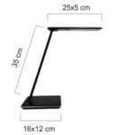Lampada Linka - a led - 6,4 W - nero - Unilux - immagine 2