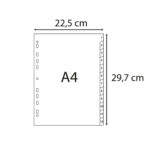 Intercalare numerico - PP riciclato - A4 - 12 tasti - grigio - Exacompta - immagine 3