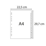 Intercalare numerico - 31 tasti - A4 - PP riciclato - grigio - Exacompta - immagine 3