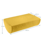 Poggiapiedi Ergo Cosy - giallo - Leitz - immagine 4