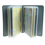 Portacard a libro - 14 scomparti - in PVC gommato 880 - Alplast - conf. 24 pezzi - immagine 2