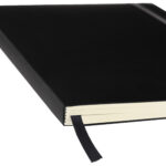 Taccuino Ispira - con elastico - copertina rigida - A5 - 96 fogli - righe - nero - Fabriano - immagine 2