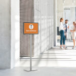 Espositore Info Stand Basic - da pavimento - A3 - Durable - immagine 5