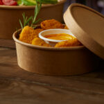 Coperchio Street Food -  per bowl monouso - Ø 18,4 cm - trasparente - Leone - conf. 24  pezzi - immagine 2