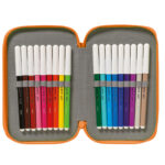 Astuccio 3 zip - 13 x 20 x 7,5 cm - colori e fantasie assortiti - Carioca - immagine 7