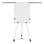 Portablocco magnetico Earth Kyoto - 70 x 100 cm - con base mobile, kit rotolo e bracci estensibili - Bi-Office - immagine 4