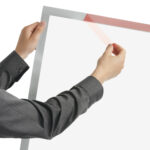 Cornice adesiva Duraframe Poster - 50 x 70 cm - argento - Durable - immagine 5