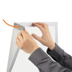 Cornice adesiva Duraframe Poster - 50 x 70 cm - argento - Durable - immagine 6