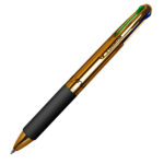 Penna a sfera 4 Multi Chrome - con astuccio - punta 1,00 mm - 4 colori  - Osama - conf. 6 pezzi - immagine 2